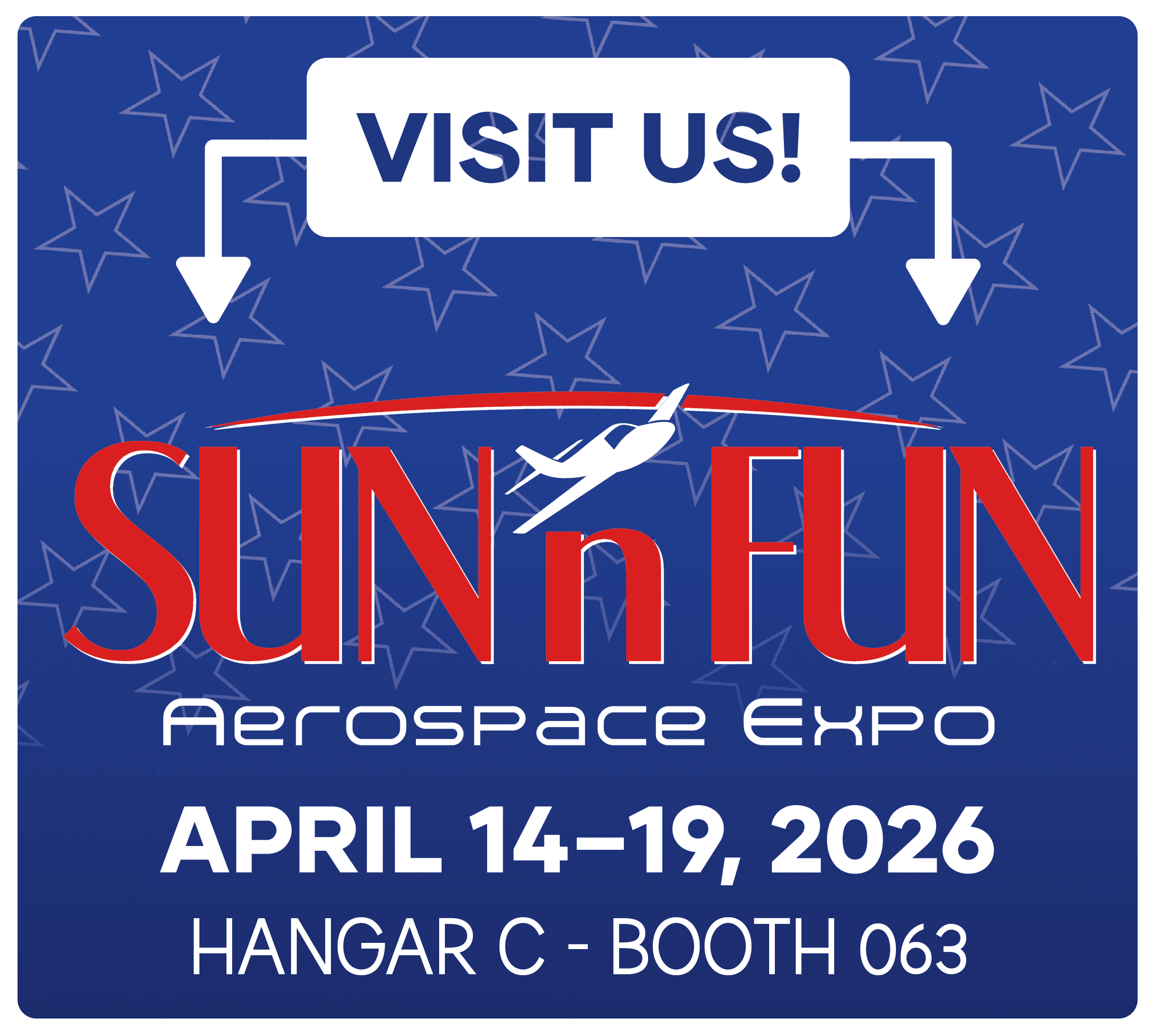 Visit us at Sun 'n Fun 2026